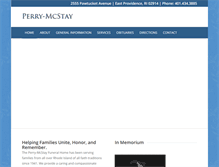 Tablet Screenshot of perrymcstay.com